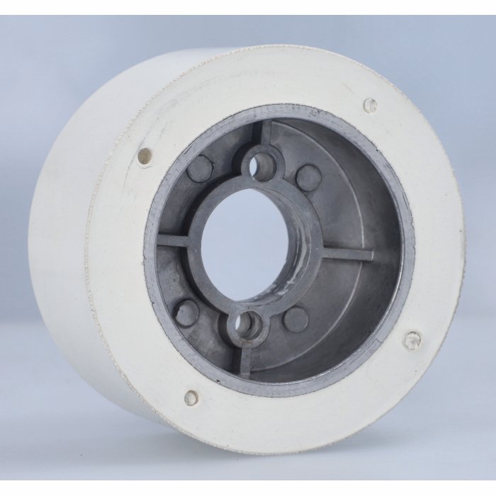 ELASTOMERI Rolka 120-60-35 V guma 50ShA white korpus STAL podajniki – zdjęcie 2
