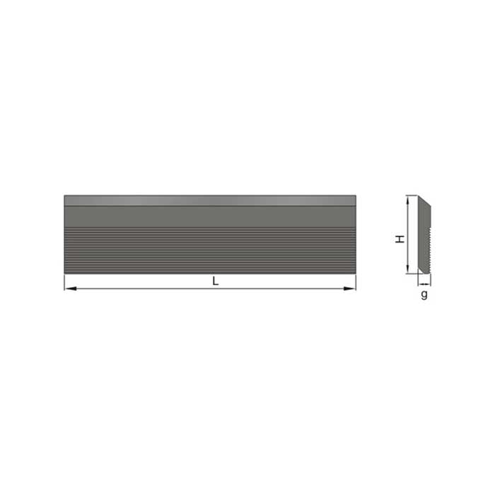 Globus nóż ryflowany HSS 60 x 50 x 8 mm