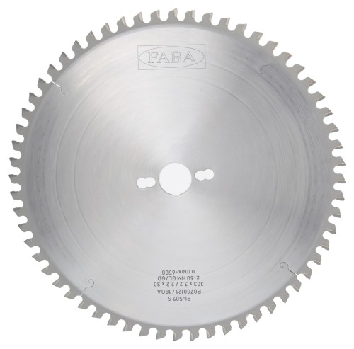 FABA piła tarczowa PI-507S 303x3,2/2,2x30 Z60 GŁ/GD – cięcie bez podcinaka / cięcie pionowe