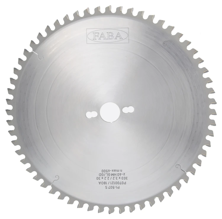FABA piła tarczowa PI-507S 303x3,2/2,2x30 Z60 GŁ/GD – cięcie bez podcinaka / cięcie pionowe