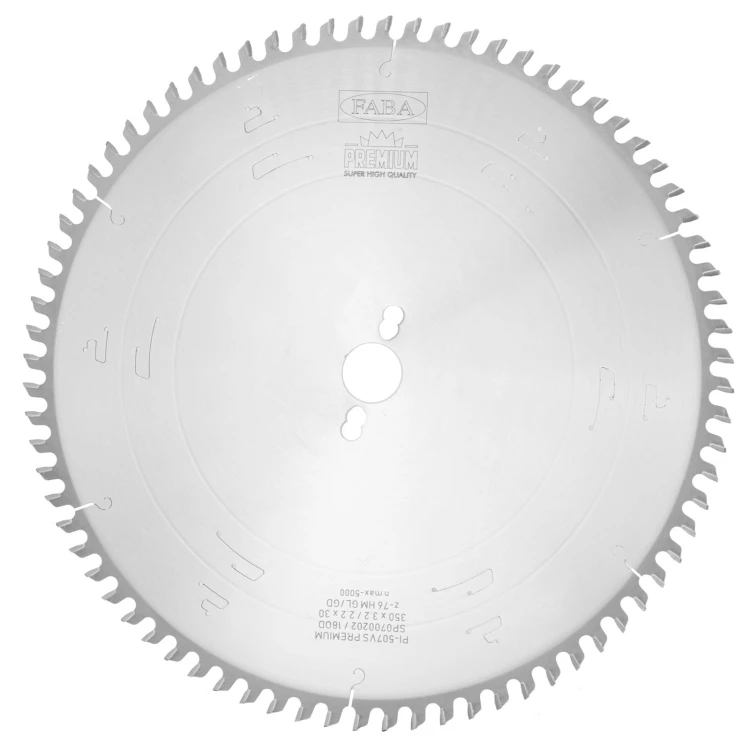 FABA piła tarczowa PI-507VS Premium 350x3,2/2,2x30 Z76 GŁ/GD – dokładne cięcie bez podcinaka / cięcie pionowe