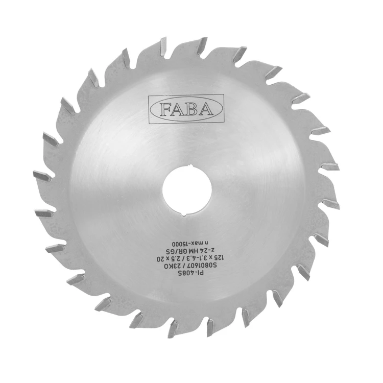 FABA podcinak PI-408S 125x3,1-4,3/2,5x20 Z24 GR/GS – stożkowy