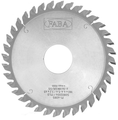 FABA podcinak PI-408S 180x4,4-5,4/3,2x45 Z36 GR/GS – stożkowy