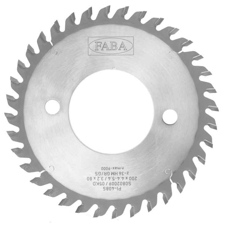 FABA podcinak PI-408S 200x4,4-5,4/3,2x80 Z36 GR/GS – stożkowy