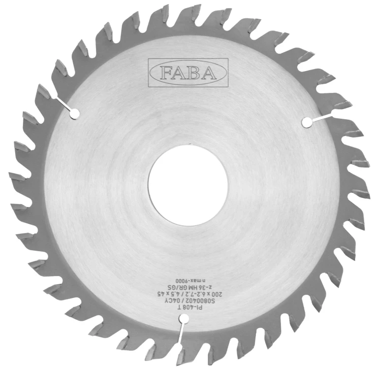 FABA podcinak PI-408T 200x6,2-7,2/4,5x45 Z36 GR/GS – stożkowy