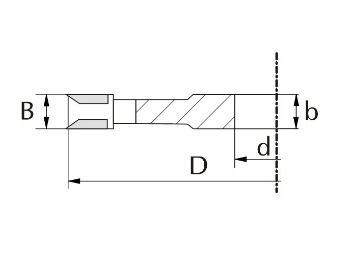 FABA frez nasadzany prosty z nacinakami 3110-1 125x10/30 Z2 V2+2 HM – dokładne wykonywanie rowków