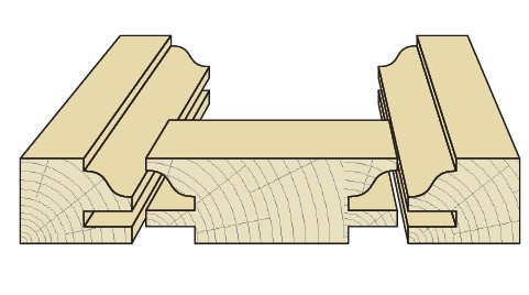 FABA zestaw frezów profilowych FP-12 140x27/30 Z4 HM – drzwiczki meblowe