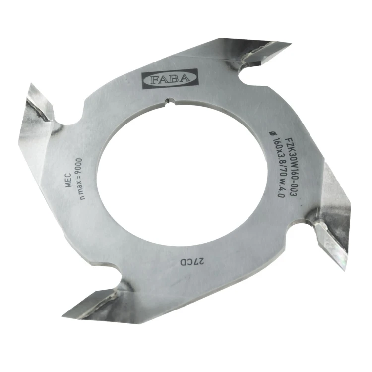 FABA frez nasadzany do złącz FZK-30 160x3,8/70 Z4 HM – łączenie poprzeczne