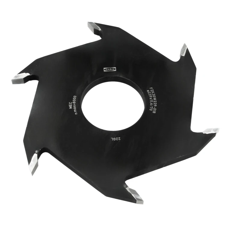 FABA frez boczny do złącz FZK-30-B2 239x11,4/70 Z6 HM – połączenie według schematu B