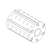 Faba Głowica strugarska Z6 HSS 160x50xH130 mm / korpus stalowy