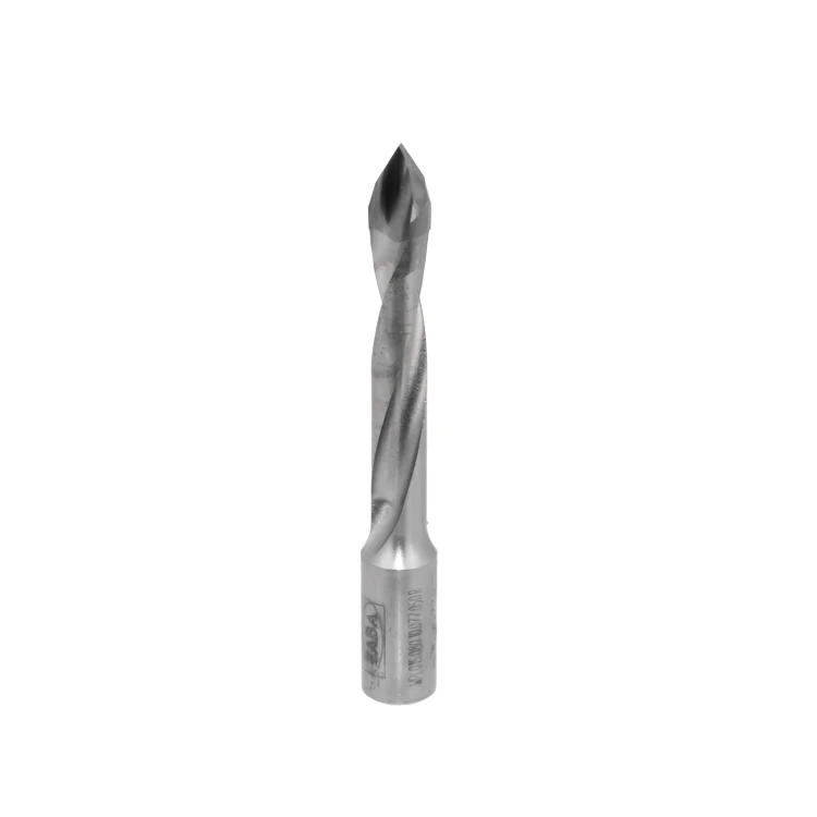 FABA wiertło przelotowe lutowane WPL-01S 8/10x50 L77 HM Prawy Super wykończenie / Super Finish