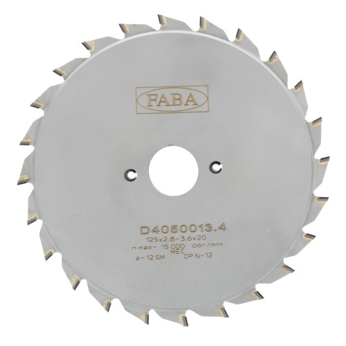 FABA podcinak DIA PD-405 125x2,8–3,6/1,0–2,2x20 Z12+12 GM – regulowany przekładkami
