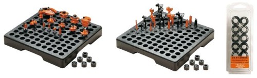 CMT walizka narzędziowa duża czarna 350x290x105mm (24 otworów) – zdjęcie 1