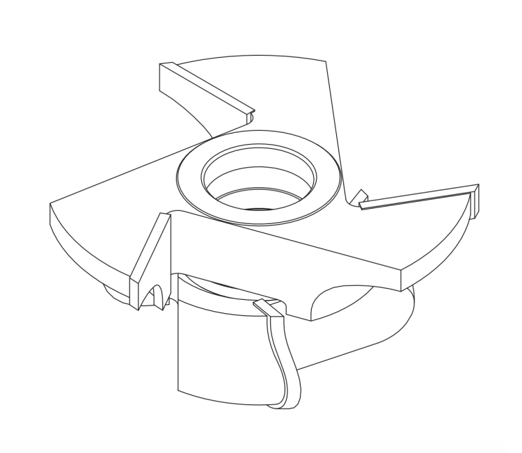 Faba Zestaw frezów do poręczy HSS 160x30xH69 mm