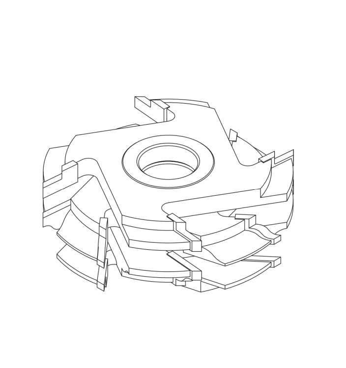 Faba Zestaw frezów do drzwiczek meblowych HSS 140x30xH27 mm