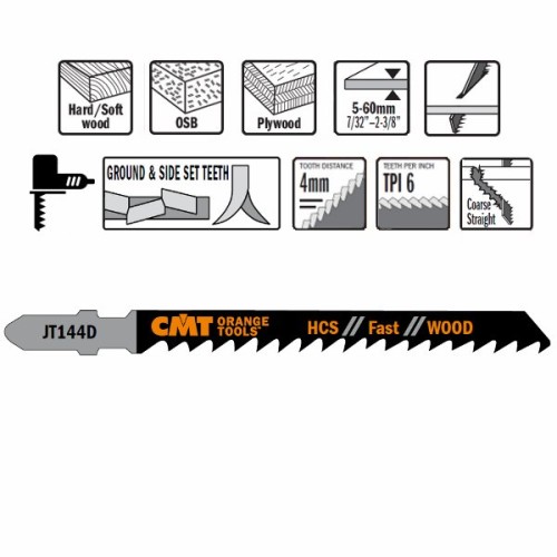 CMT brzeszczot do wyrzynarki I 75 mm, L 100 mm, TS 4 mm, 100 szt. – zdjęcie 1