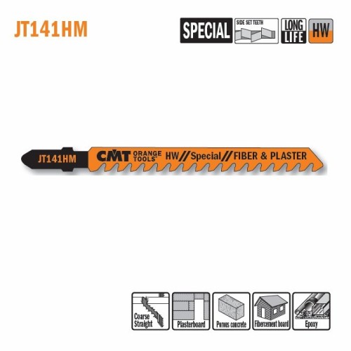 CMT brzeszczot do wyrzynarki I 75 mm, L 100 mm, TS 4,3 mm, 3 szt. – zdjęcie 1