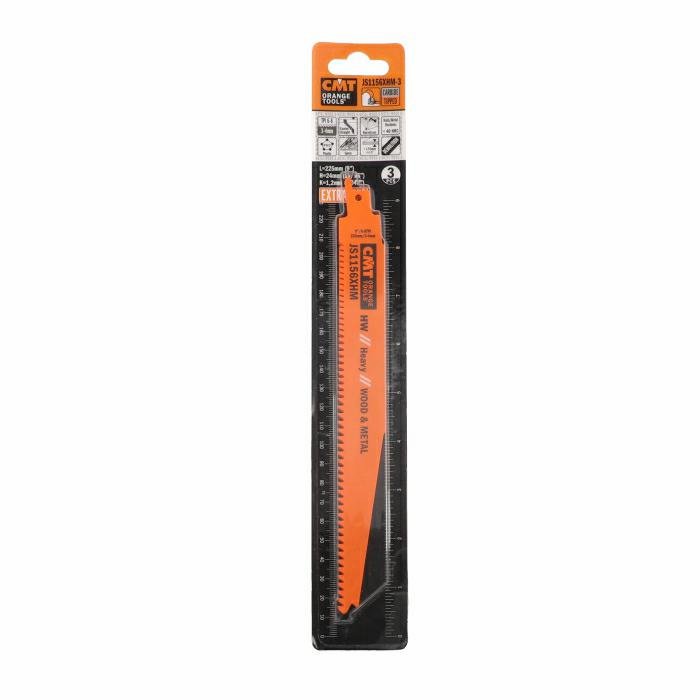 CMT brzeszczot do piły szablastej, H 24 mm, K 1,2 mm, TPI 6-8, 3 szt. – zdjęcie 1