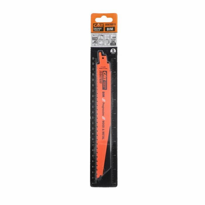 CMT brzeszczot do piły szablastej, H 25 mm, K 1,27 mm, TPI 6-12, 5 szt. – zdjęcie 1