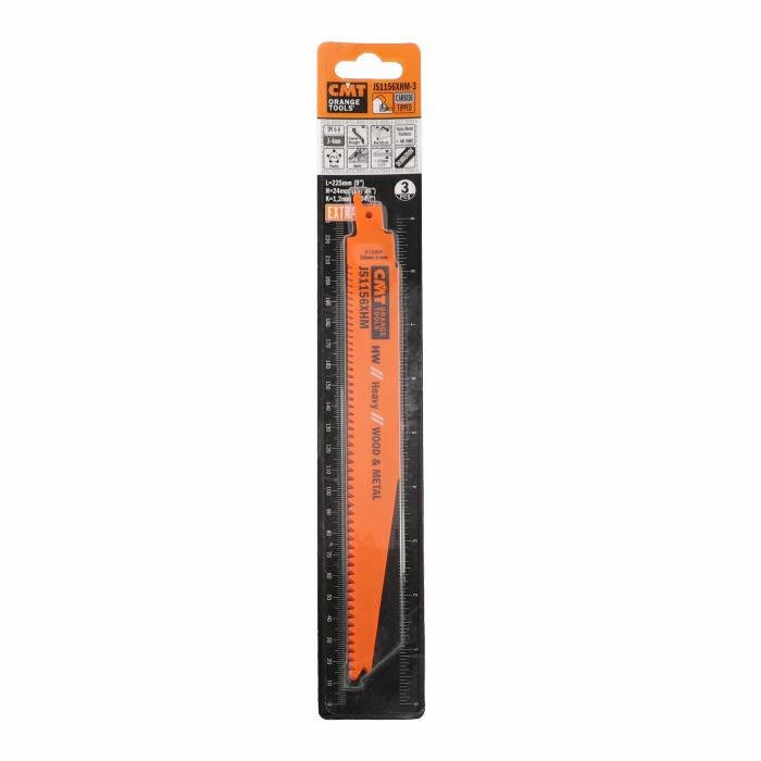 CMT brzeszczot do piły szablastej, H 4 mm, K 1,2 mm, TPI 8, 3 szt. – zdjęcie 1