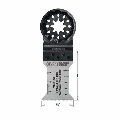 CMT brzeszczot oscylacyjny w 35, i 50 ts 1,4 tpi 18 50 szt. starlock – multi-mat – zdjęcie 1