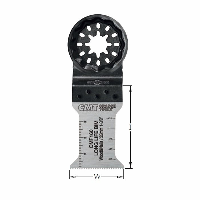 CMT brzeszczot oscylacyjny w 35, i 50 ts 1,4 tpi 18 50 szt. starlock – multi-mat – zdjęcie 1