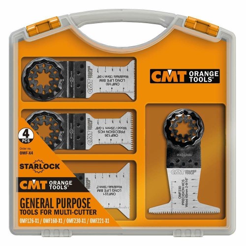 CMT zestaw 4 brzeszczotów starlockzawiera omf126-x1, omf160-x1, omf221-x1, omf230-x1 – zdjęcie 1