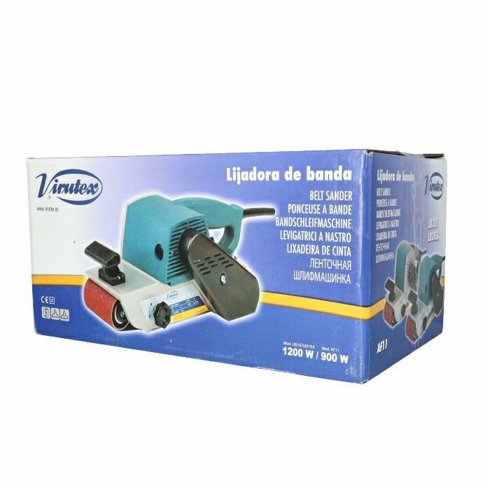 Virutex LB31EA Szlifierka taśmowa 1200 W 420M/MINplus worek na pył – zdjęcie 6