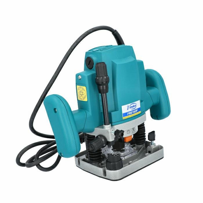 Virutex FRE160P Frezarka górnowrzecionowa 1800 W 11500 - 23000 RPM tuleja 12 mm gł. frez.0 - 60 – zdjęcie 2