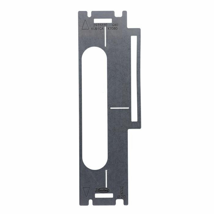 Virutex 2935220 Szablon pod zawias Kubica K7080G40 F20 – zdjęcie 1