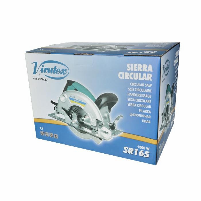 Virutex SR165 Pilarka tarczowa 1200 W 5000 RPM wym tarcz. 160/20 mm 3,4 kg – zdjęcie 5