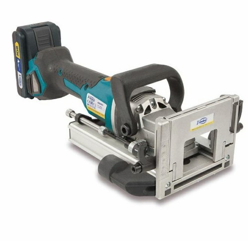 Virutex ABB311 - Lamelownica akumlatorowa 20 V 7000 RPM rozm. tarczy 100x22x4 mm max gł frez.20 mm bez bateri i zasilacza – zdjęcie 1