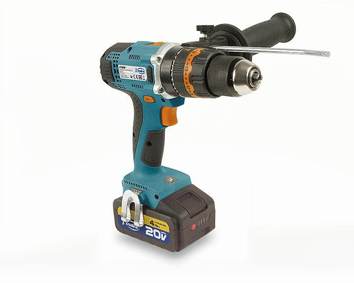 Virutex ATB80P Wiertarko - wkrętarka udarowa 20 V+ 2 szt bateria 4.0 Ah – zdjęcie 1