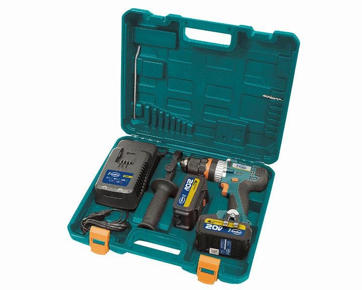 Virutex ATB80P Wiertarko - wkrętarka udarowa 20 V+ 2 szt bateria 4.0 Ah – zdjęcie 4