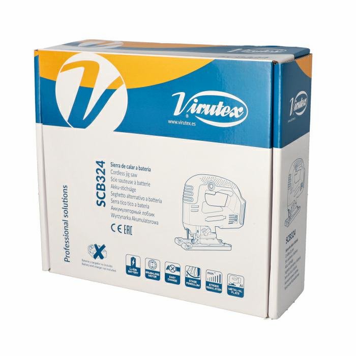 Virutex SCB324Y Wyrzynarka akumulatorowa 20 VSilnik bezszczotkowy bez akumlatora – zdjęcie 5