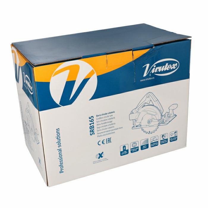 Virutex SRB165 Pilarka akumulatorowa 20 VSilnik bezszczotkowy wym tarcz. 165/20 mm 4800 RPM bez akumlatora – zdjęcie 5