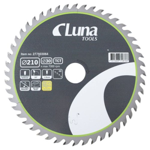 Luna Piła tarczowa Extra Thin 210x30 Z48