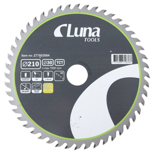 Luna Piła tarczowa Extra Thin 210x30 Z48