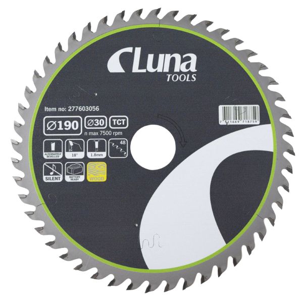 Luna Piła tarczowa Extra Thin 190x30 Z48