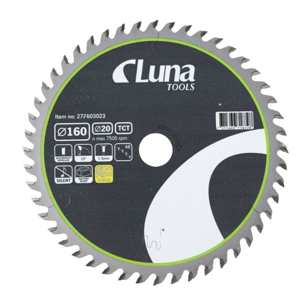 Luna Piła tarczowa Extra Thin 160x20 Z48