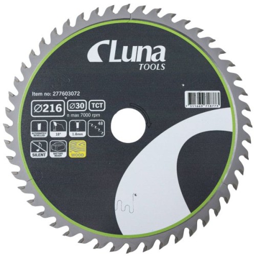 Luna Piła tarczowa Extra Thin 216x30 Z48