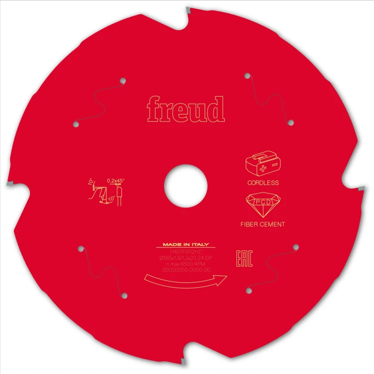 FREUD Piła do włókno-cementu 160x20x4Z / ostrze diamentowe FR07F002HC