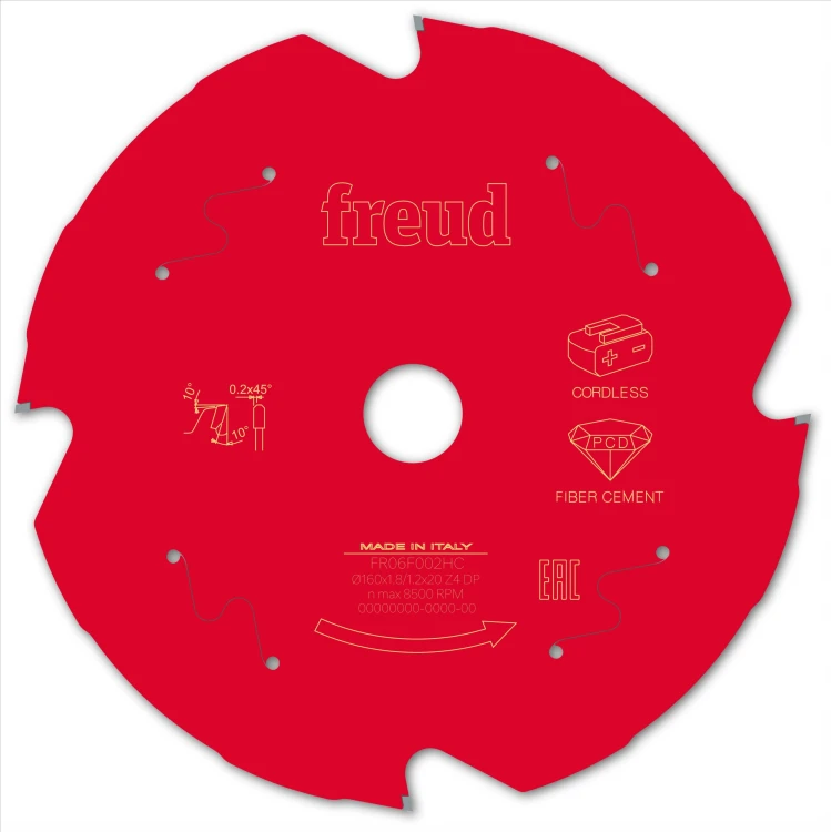 FREUD Piła do włókno-cementu 160x20x4Z / ostrze diamentowe FR06F002HC