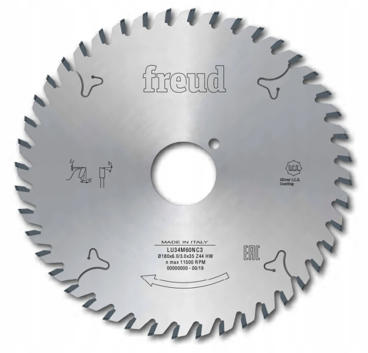 FREUD PIŁA HM DO ROWKOWANIA 6 mm / 120x35x30Z LU34M60EC3