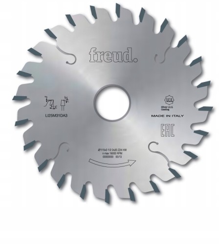 FREUD Podcinak trapezowy 125x22x24Z / 3.1 - 4.3 mm LI25M31FB3