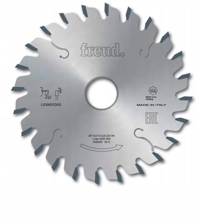 FREUD Podcinak trapezowy 125x22x24Z / 3.1 - 4.3 mm LI25M31FB3