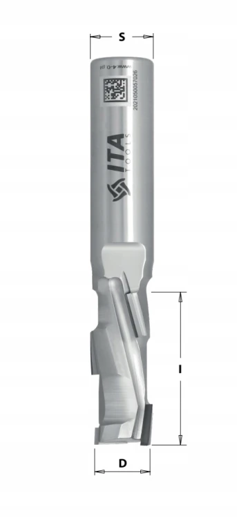 ITA TOOLS frez diamentowy Z1+1 D20 I105 L170 S20mm 3 spirale /korpus STAL