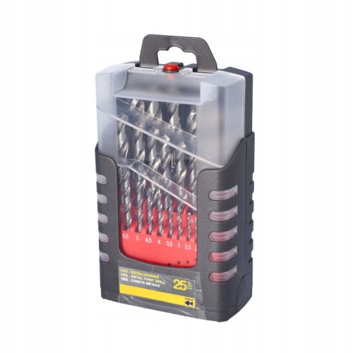 Fisch zestaw wierteł HSS premium do metalu 25 szt.