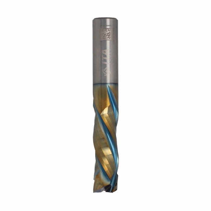 ITA TOOLS frez spiralny wykańczający do drewna / płyty Z3+3 D12 I35 S12 mm / pozytyw+negatyw / Powłoka Platinium®