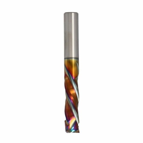 ITA TOOLS frez spiralny wykańczający do drewna / płyty Z3+3 D10 I35 S10 mm / pozytyw+negatyw / Powłoka Platinium®